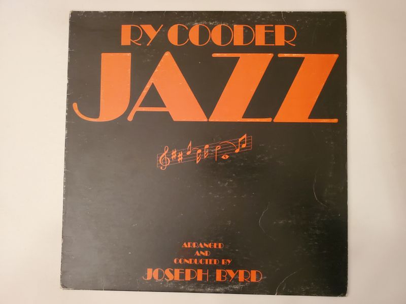 Ry Cooder Jazz vinyl record
